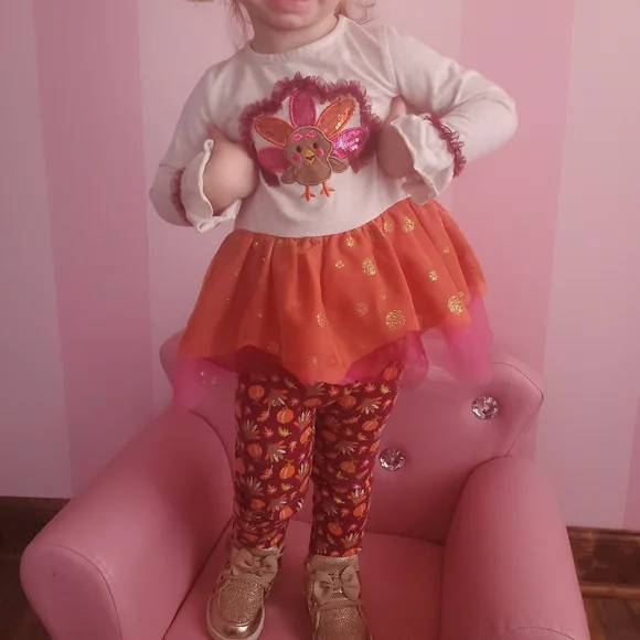 Thanksgiving outfit 3 piece set - Picture 1 of 2